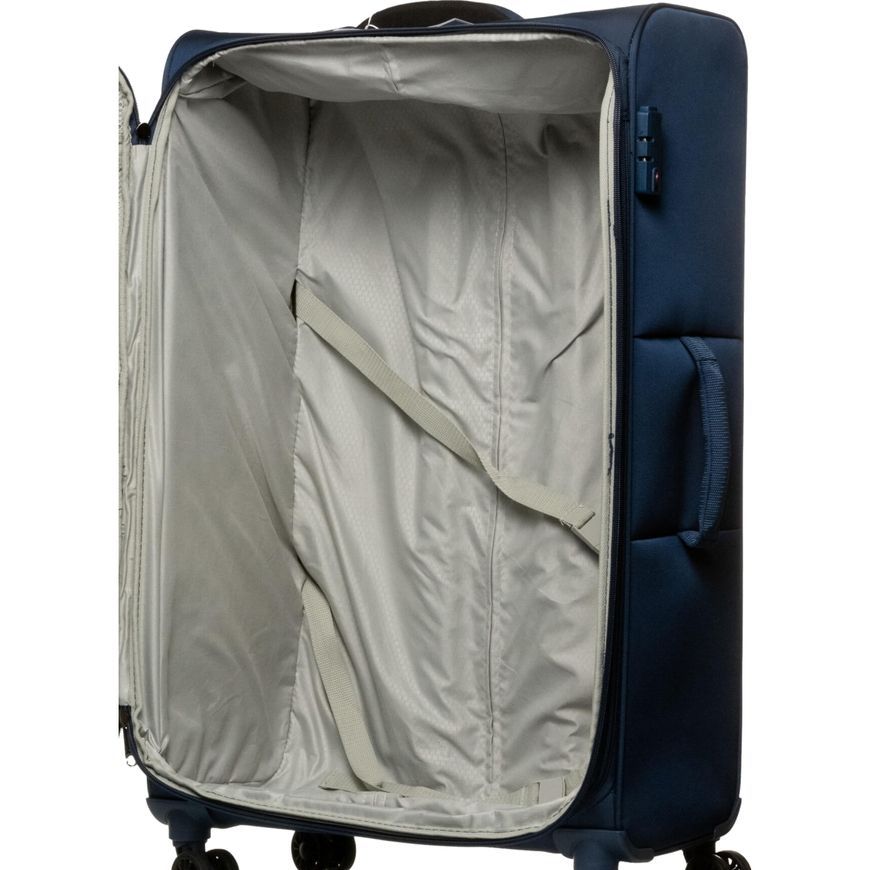 Чемодан мягкий 110/120L L V&V Travel One Life H8024-75Blue