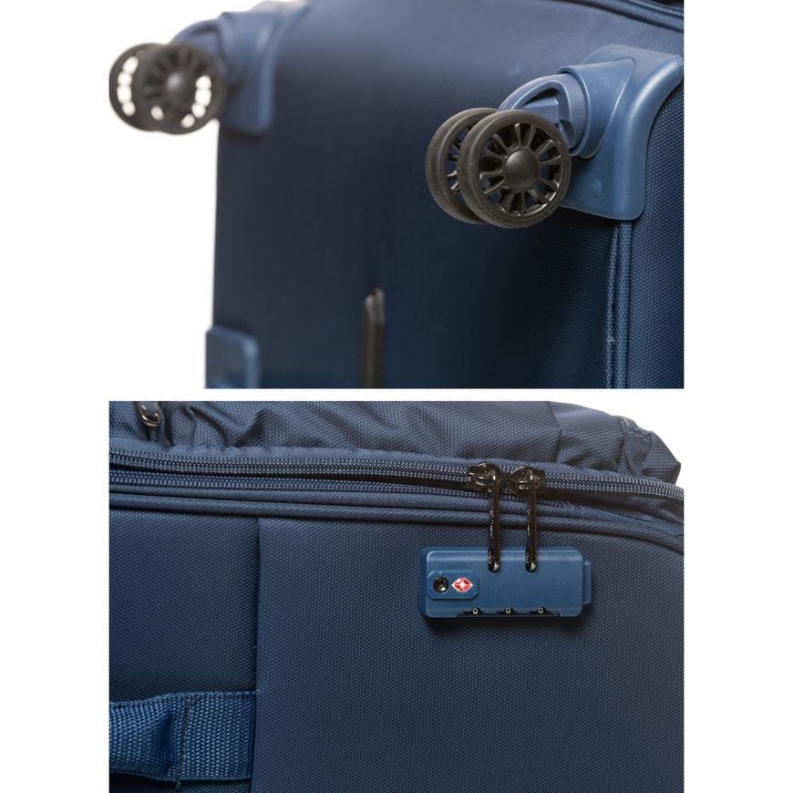 Чемодан мягкий 110/120L L V&V Travel One Life H8024-75Blue