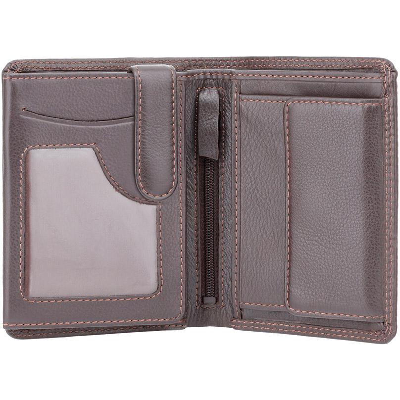 Bi-Fold Wallet Visconti Brixton HT11 CHOC