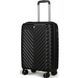 Чемодан жёсткий 40L S V&V Travel Invictus H8025-55Black - 1