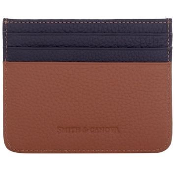 Гаманець Smith & Canova 90014 BLACK-TAN