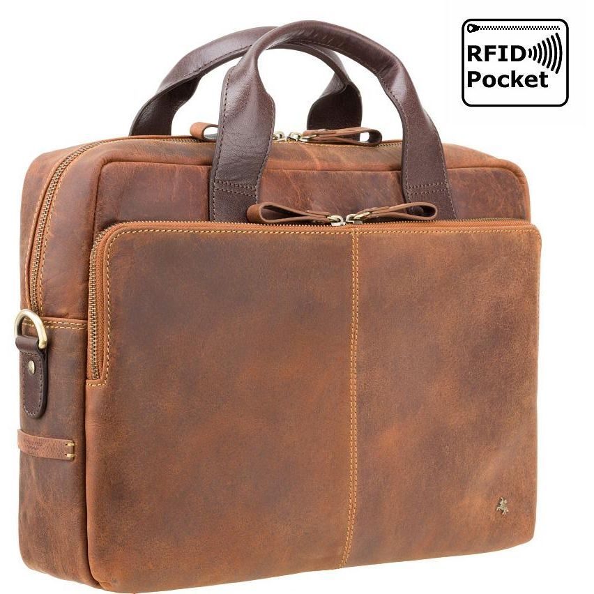 Сумка для ноутбука 13" Visconti Hugo TC82 TAN/MLN