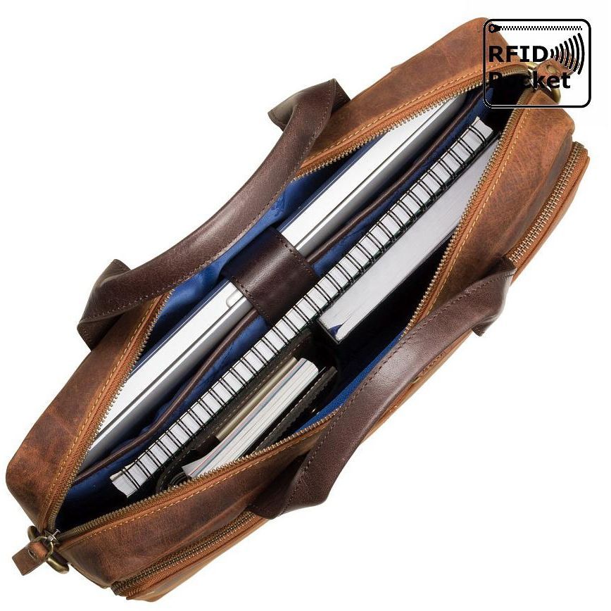 Сумка для ноутбука 13" Visconti Hugo TC82 TAN/MLN
