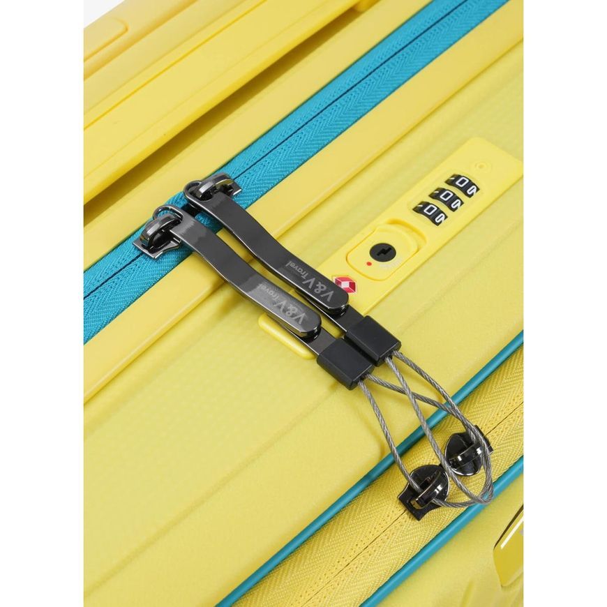 Валіза жорстка 40L S V&V Travel Urban H8026-55FPYellow