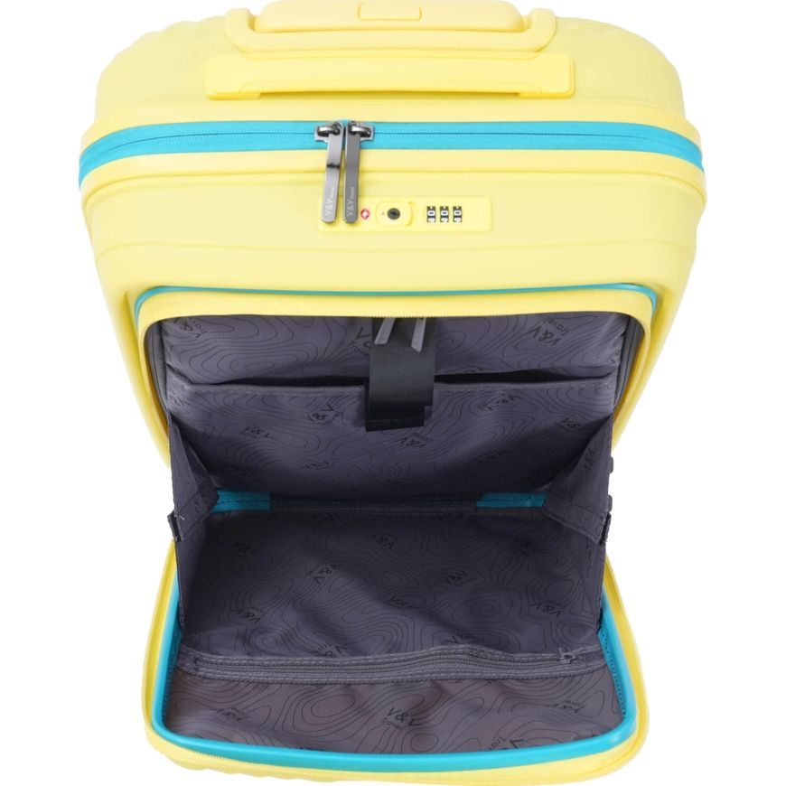 Валіза жорстка 40L S V&V Travel Urban H8026-55FPYellow