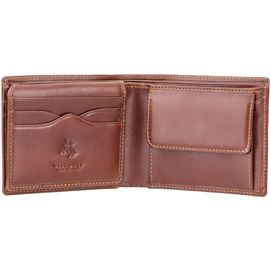 Bi-Fold Wallet Visconti Lazio MZ4 IT BRN