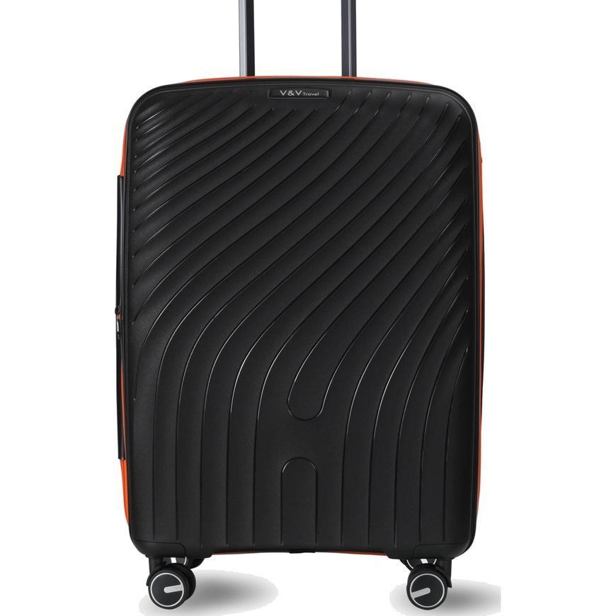 Чемодан жёсткий 80L M V&V Travel Urban H8026-65Black