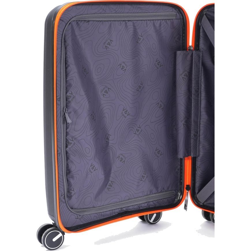 Чемодан жёсткий 110L L V&V Travel Urban H8026-75Black
