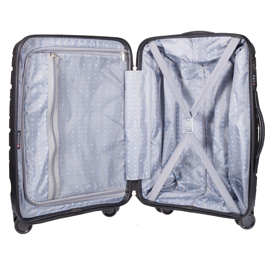 Hardside Suitcase 37L S CARLTON BEDFORD BEDFOBDT55;BLK
