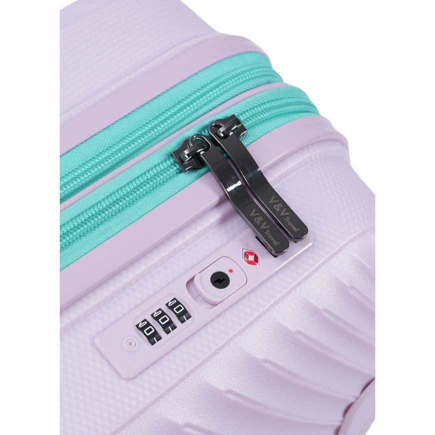Hard-side Suitcase 110L L V&V Travel Urban H8026-75Purple