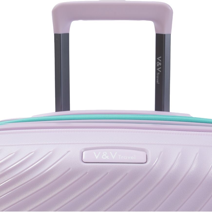 Hard-side Suitcase 110L L V&V Travel Urban H8026-75Purple