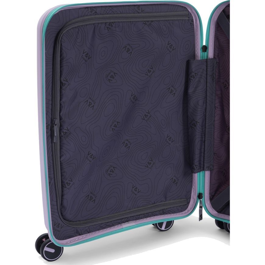 Hard-side Suitcase 110L L V&V Travel Urban H8026-75Purple