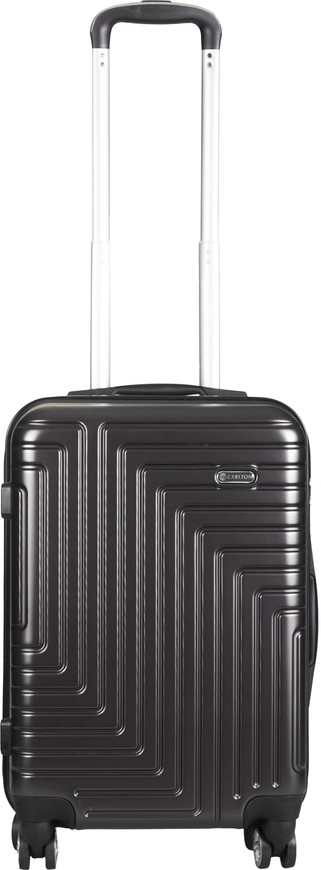 Hardside Suitcase 39L S CARLTON Zigzag ZIGZAGT55;BLK