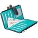 Long Wallet Visconti Jade CD23 BLK/AQUA - 4