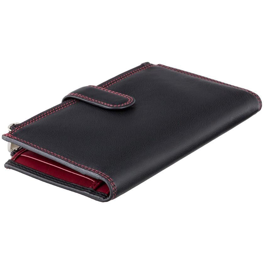 Long Wallet Visconti Jade CD23 BLK/RED