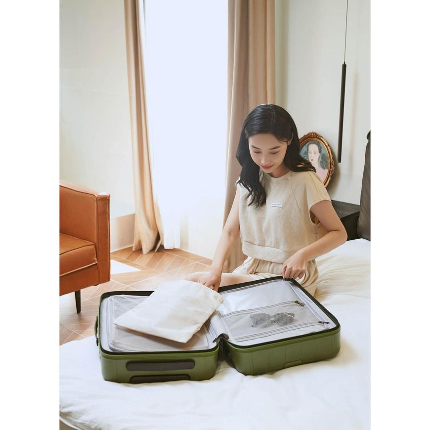 Hard-side Suitcase 37L S V&V Travel Touch H8028-55Green