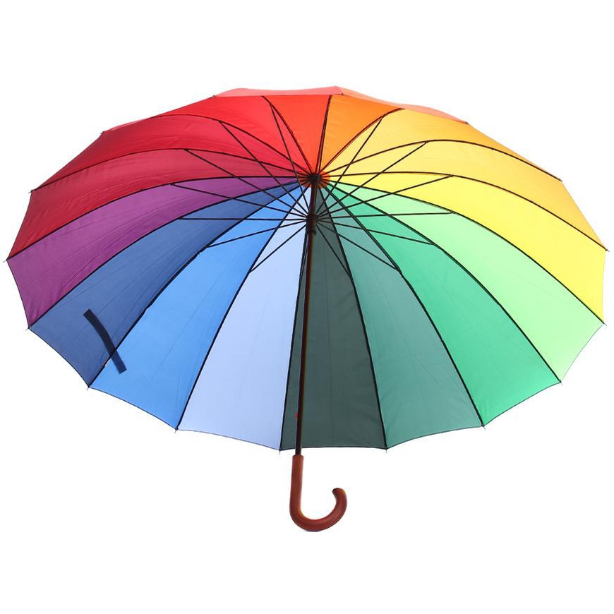 Зонтик трость Механика HAPPY RAIN ESSENTIALS 44852