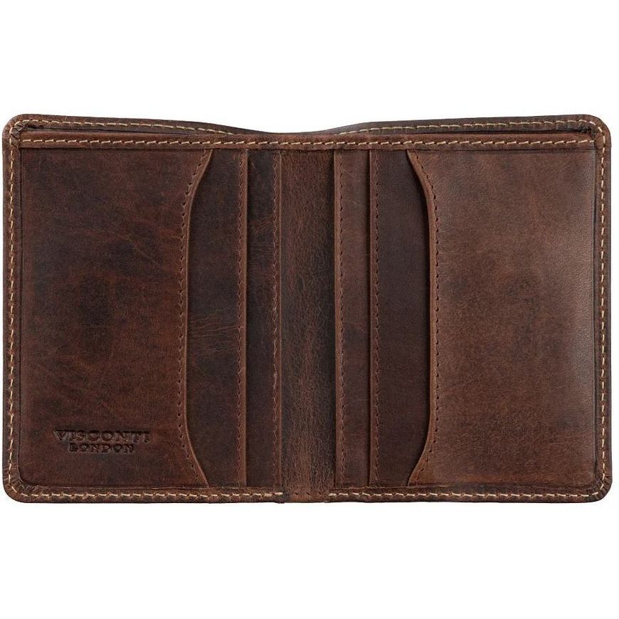 Bi-Fold Wallet Visconti VT94 CHT/BRN