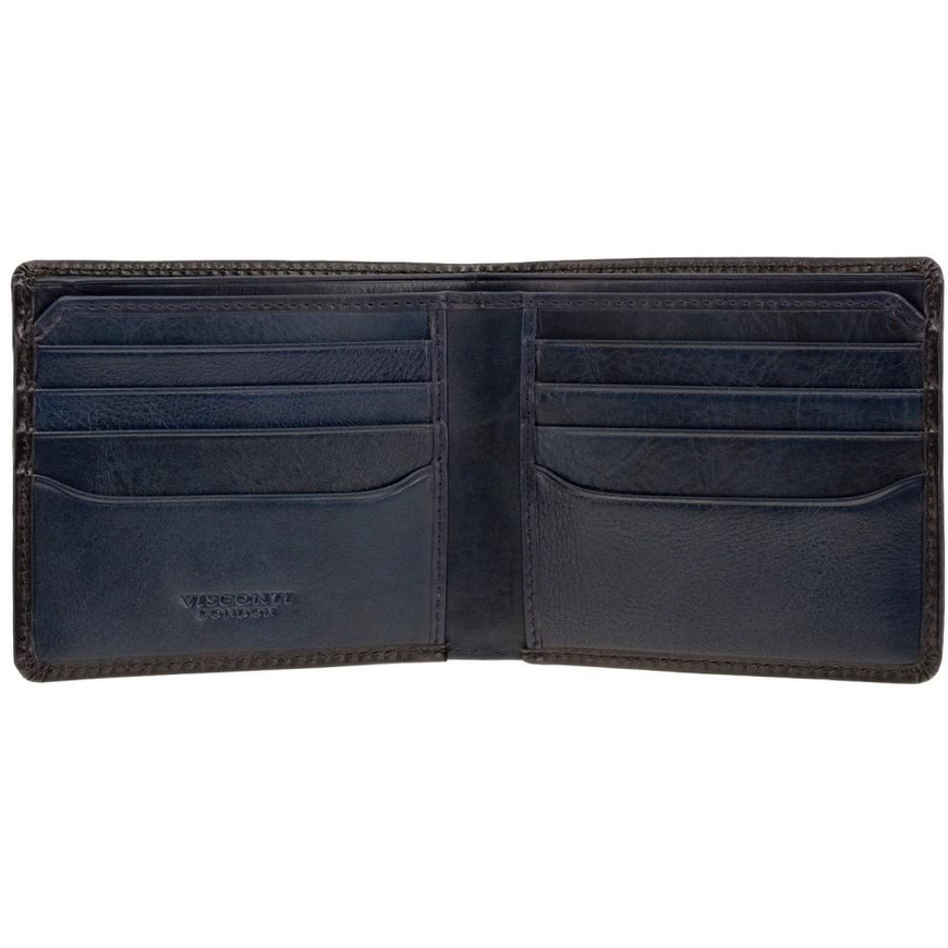 Bi-Fold Wallet Visconti AT58 BLUE
