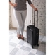 Hardside Suitcase 40L S V&V Travel Flash Light H8019-55Black - 12