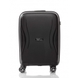 Hardside Suitcase 40L S V&V Travel Flash Light H8019-55Black - 3