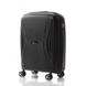 Hardside Suitcase 40L S V&V Travel Flash Light H8019-55Black - 2