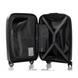 Hardside Suitcase 40L S V&V Travel Flash Light H8019-55Black - 7