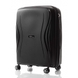 Hardside Suitcase 83L M V&V Travel Flash Light H8019-65Black - 2