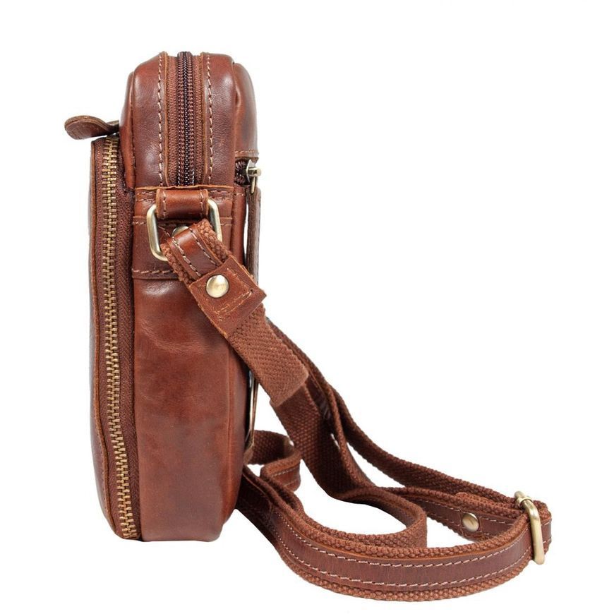 Наплечная сумка Ashwood K41 CHESTNUT