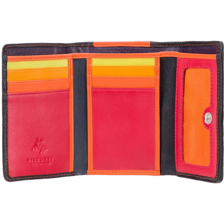 Tri-Fold Wallet Visconti Paris DS81 BLK/PC