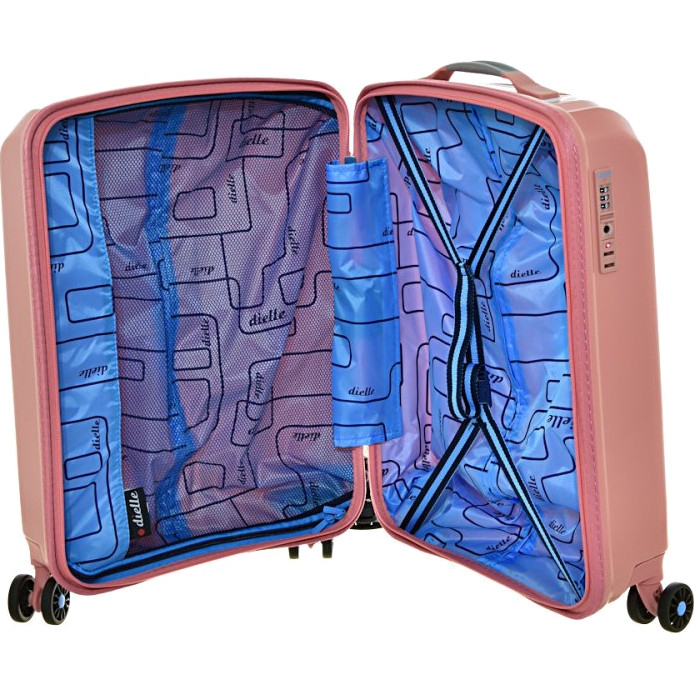 Hardside Suitcase 66L M DIELLE 120 12060;PINK