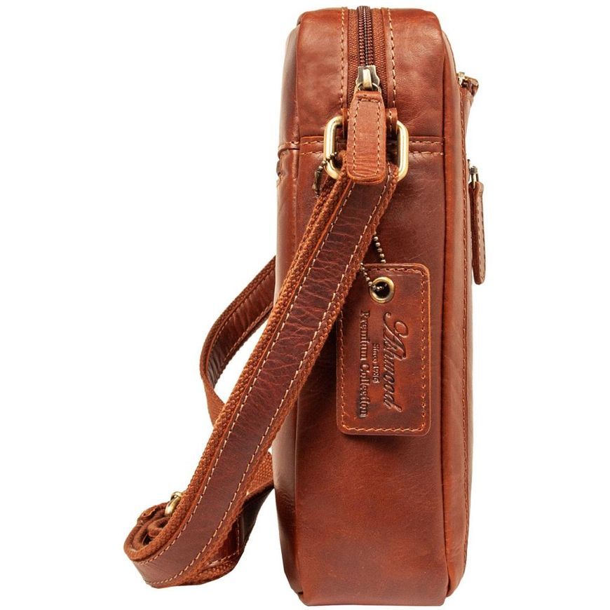 Наплечная сумка Ashwood K42 CHESTNUT