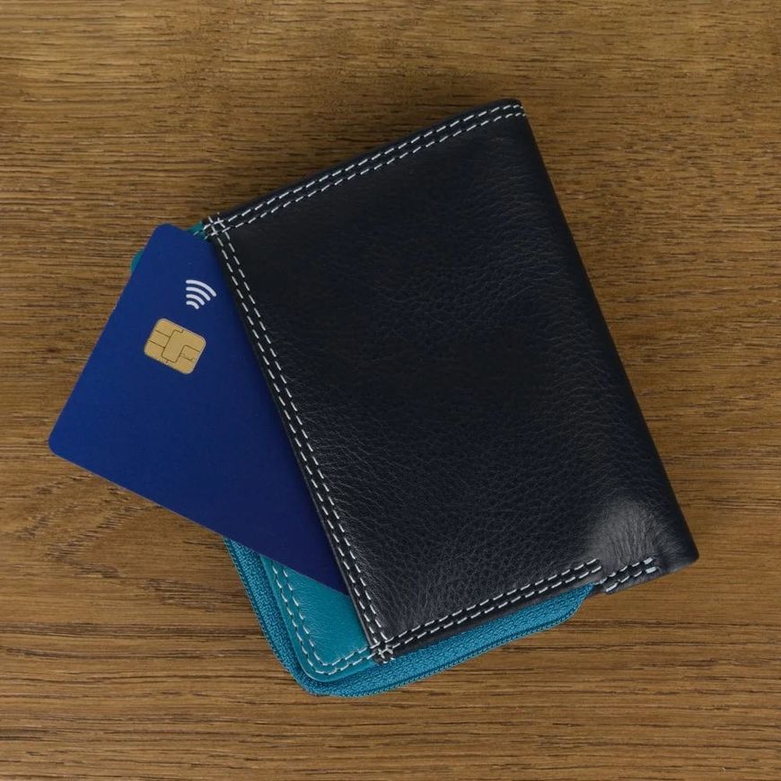Bi-Fold Wallet Visconti RB112 BLUE M