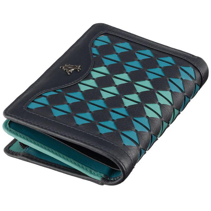 Bi-Fold Wallet Visconti BR75 BLUE/ORCHID