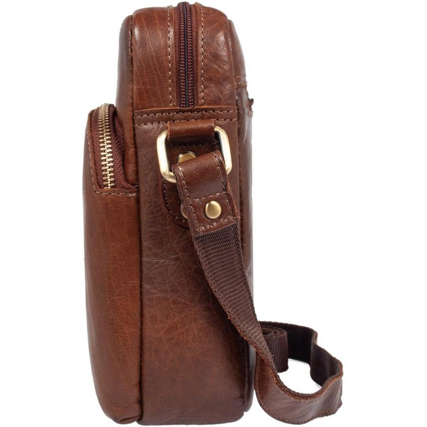Наплечная сумка Ashwood T79 CHESTNUT