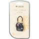 Багажний навісний кодовий замок із сталевим тросом TSA CARLTON Travel Accessories 05992796XBLK;01 - 2