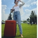 Hardside Suitcase 118L L V&V Travel Summer Breeze H8018-75Red - 11