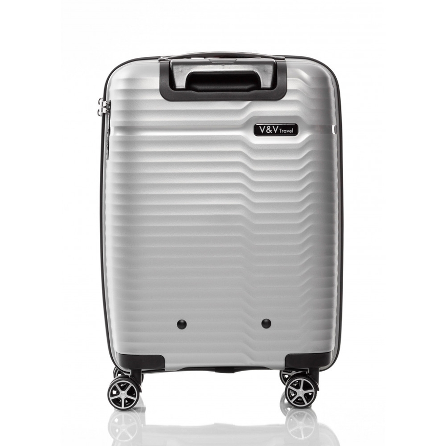 Hardside Suitcase 45L S V&V Travel Summer Breeze H8018-55Silv