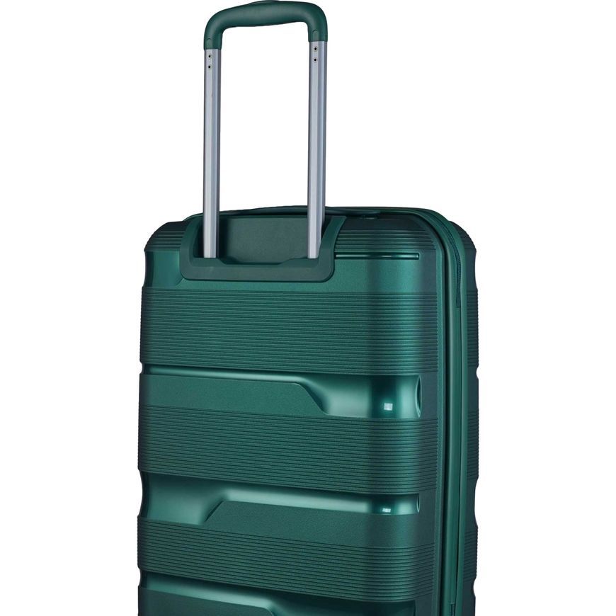 Чемодан жёсткий 38L S V&V Travel Metallo H8023-55Green