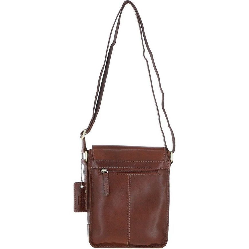 Сумка наплічна Ashwood Q42 CHESTNUT