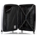 Hardside Suitcase 118L L V&V Travel Summer Breeze H8018-75Silv - 7