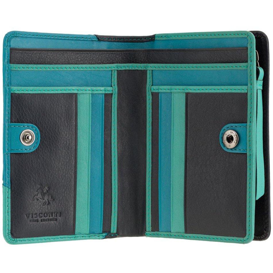 Bi-Fold Wallet Visconti Rosa BRC97 BLUE