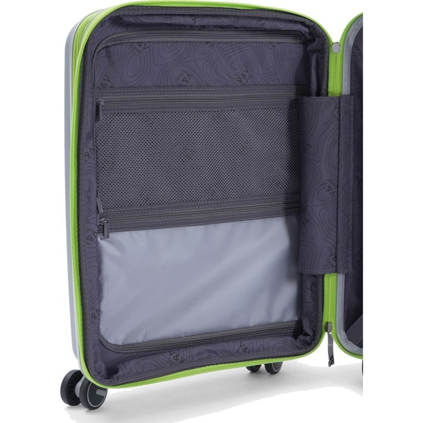 Валіза жорстка 40L S V&V Travel Urban H8026-55Grey